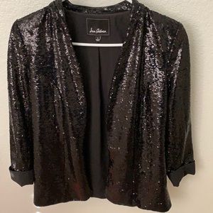 Sam Edelman Black Sequin Blazer